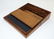 A Geo III brass cornered and bound writing slope / lap - 9