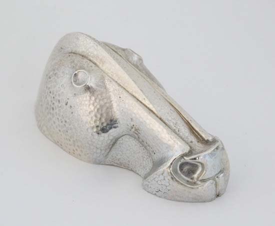 A paperweight formed as a stylized Art Deco horseshead (1 of 5)