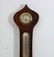19 thC Onion top barometer : A 5 glass Rosewood wheel - 3