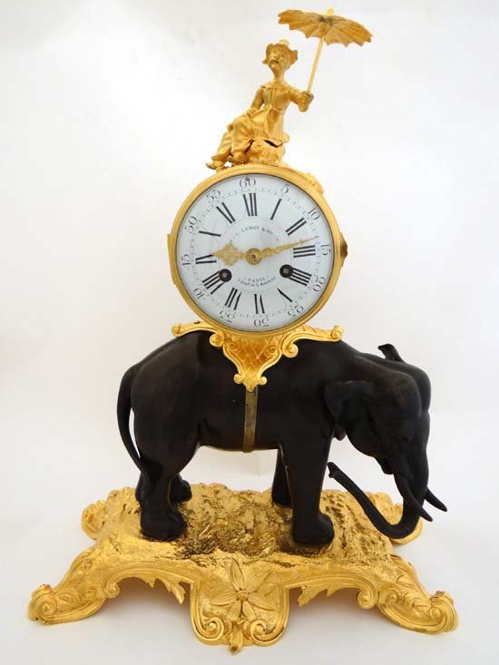 L. Leroy & Cie Paris , Diplomatic Clock : A LOUIS XV (1 of 10)