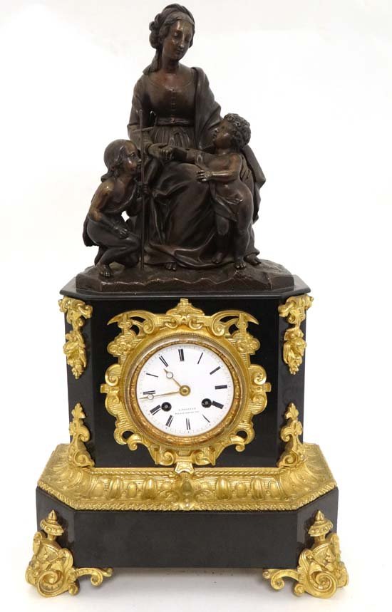 S. Devaulx , Palais Royal Clock : A 19thC French bronze (1 of 10)