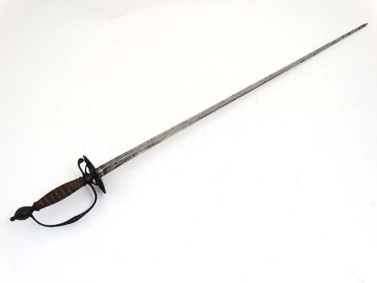 Militaria : A 19thC French Court Sword , the triform (1 of 6)