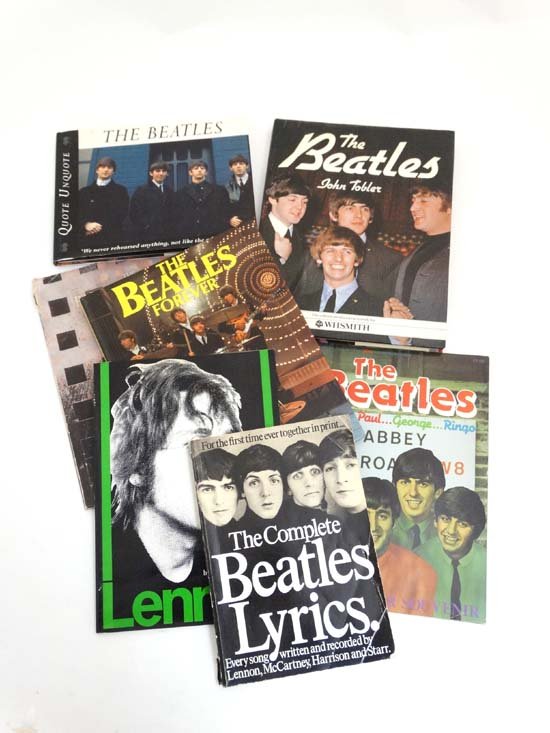 Ephemera : A collection of books on the subject of The: Ephemera : A collection of books on the subject of The Beatles , comprising ' The Beatles ' by Arthur Davis , ' The Beatles Forever ' by Helen Spence , ' The Complete Beatles Lyrics ' compiled by Omni