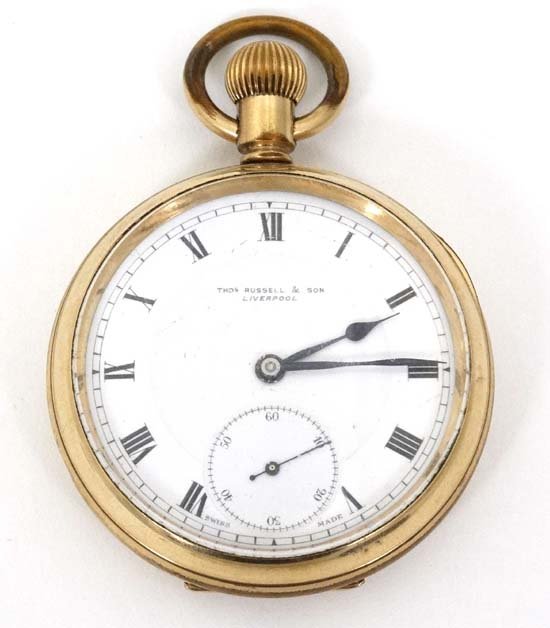 Pocket Watch : a Gold plate Illinois Watch Co. Elgin, (1 of 6)