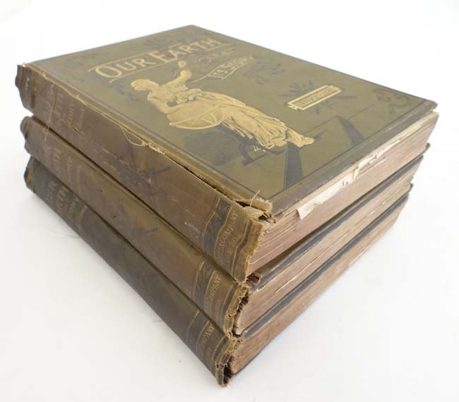 Books: Three copies of '' Our Earth and it's Story: A: Books: Three copies of '' Our Earth and it's Story: A popular treatise on Physical Geography '' , for the years 1887, 1888 and 1889, edited by Robert Brown , published by Cassell & Company Ltd, London