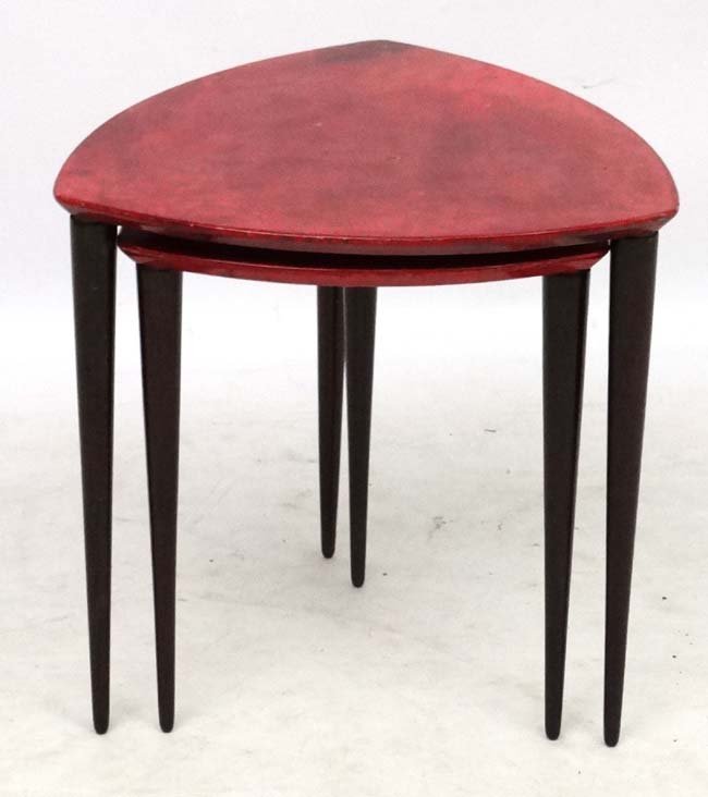 Vintage  Retro :   2  1950's curve linear triangular (1 of 7)