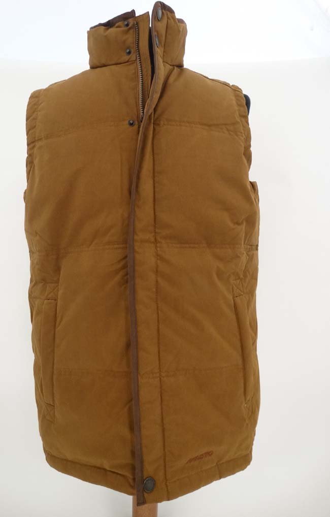 Musto caramel gilet, size L: Musto caramel gilet, size L