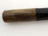 A black lacquered walking cane with horn tip and silver - 5