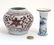 A small Chinese copper red and white Ming style vase - 5