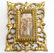 A Victorian gilded and carved wooden Florentine frame, - 3