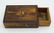 An Arts and crafts marquetry inlaid puzzle box with - 5
