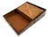 A 19thC military mahogany brass bound writing slope - 4