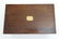 A 19thC military mahogany brass bound writing slope - 7