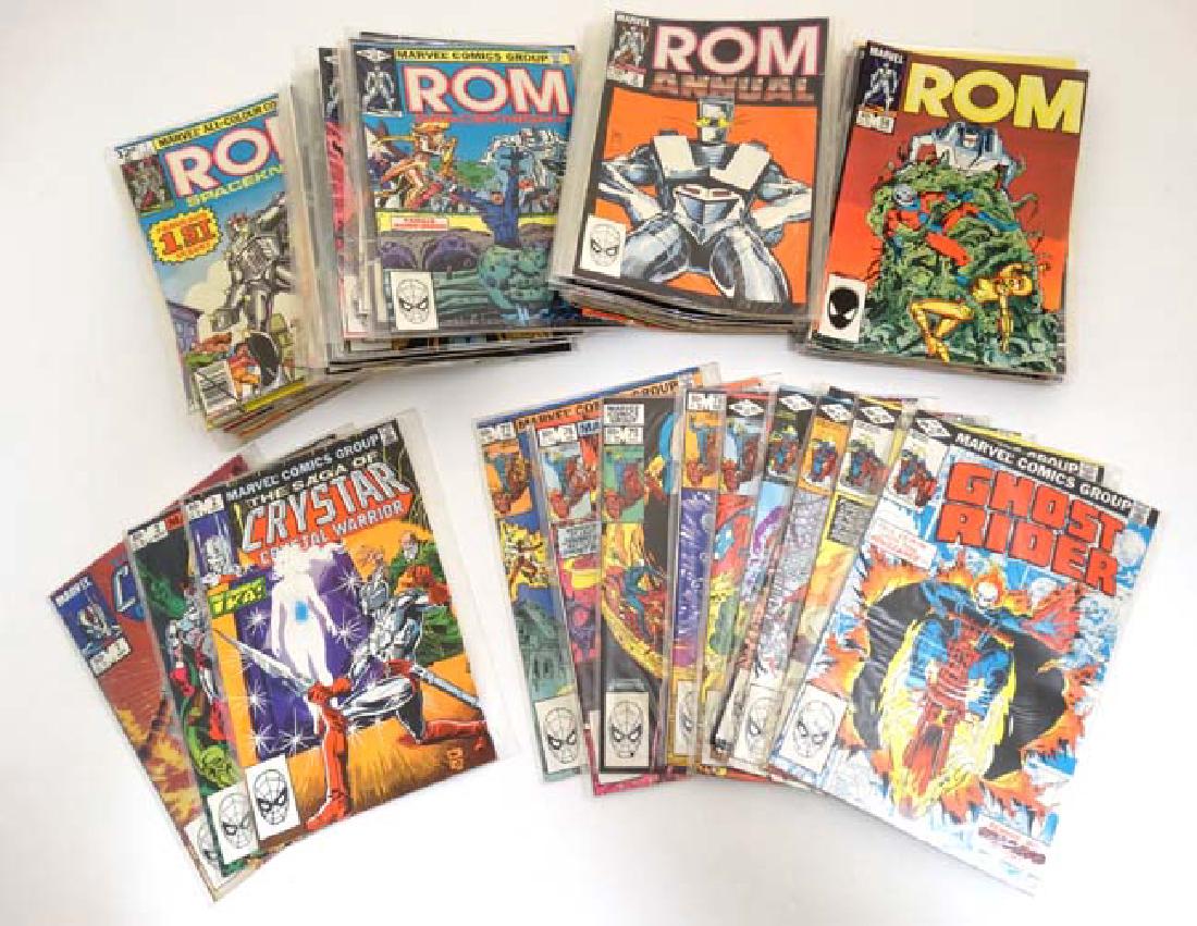 Comic Books: A collection of approx 64 Marvel: Comic Books: A collection of approx 64 Marvel All-Colour Comics '' Rom Spaceknight '' Magazines, to include issue numbers: 1, 2 ,3, 4, 5, 6, 7, 8, 9, 10, 11, 12, 13, 14, 15, 16, 17, 18, 19, 20, 21, 22
