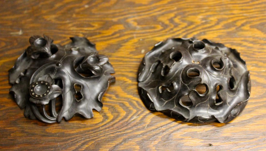 Two Chinese Wood Stand and Cover for Censer (1 of 9)