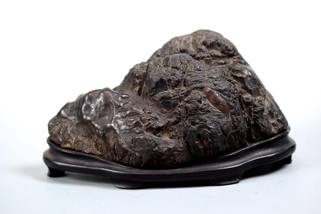 Chinese Scholar Rock with Rosewood Base (1 of 9)