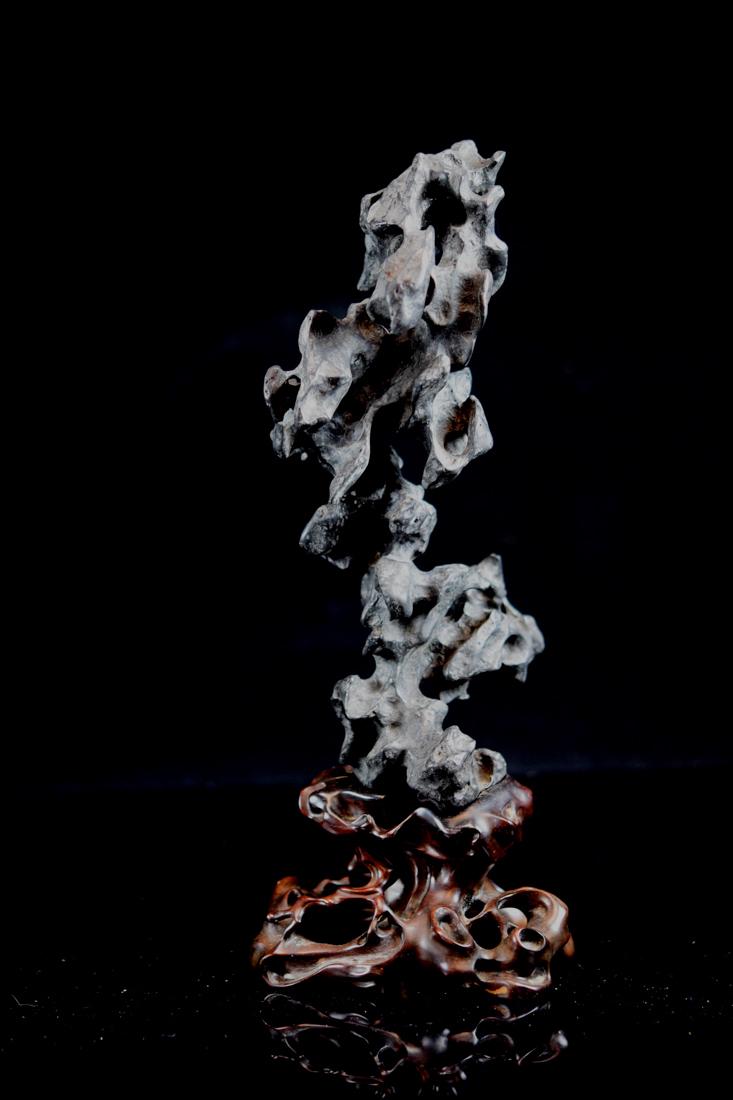 Chinese Scholar Rock with Rosewood Base (1 of 7)