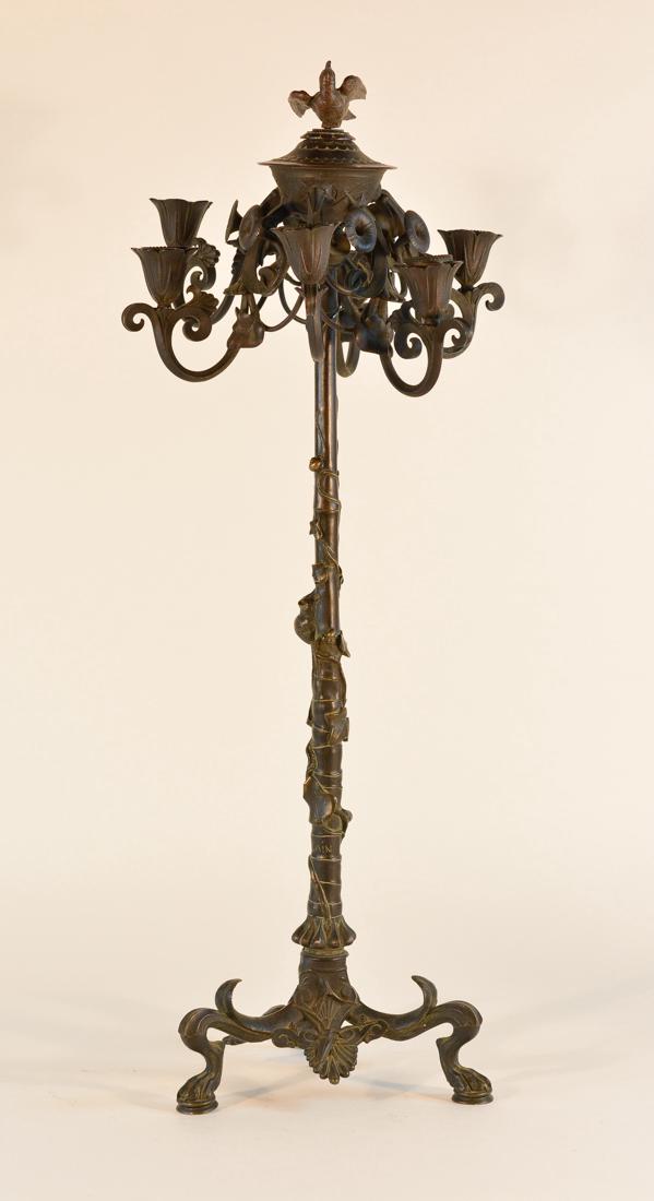 American Aesthetic Movement Bronze Candelabra (1 of 8)