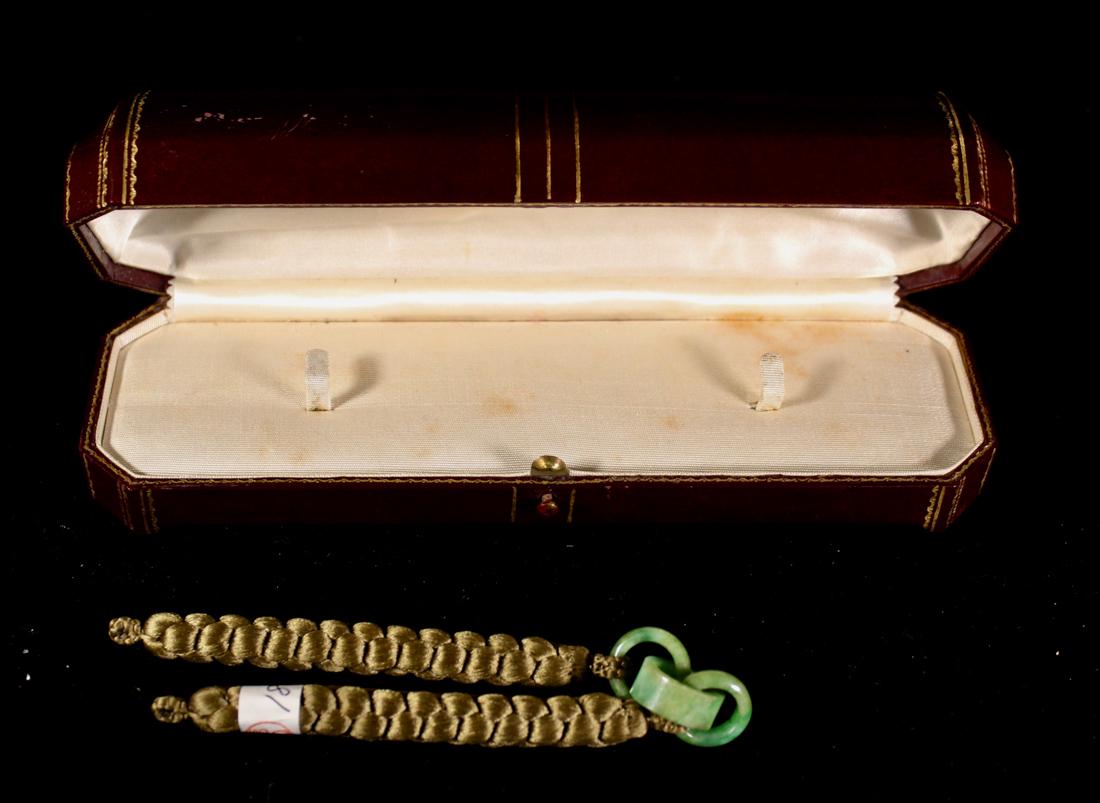 Chinese Jadiete Ring and Rope in Custome Jewery Box (1 of 5)