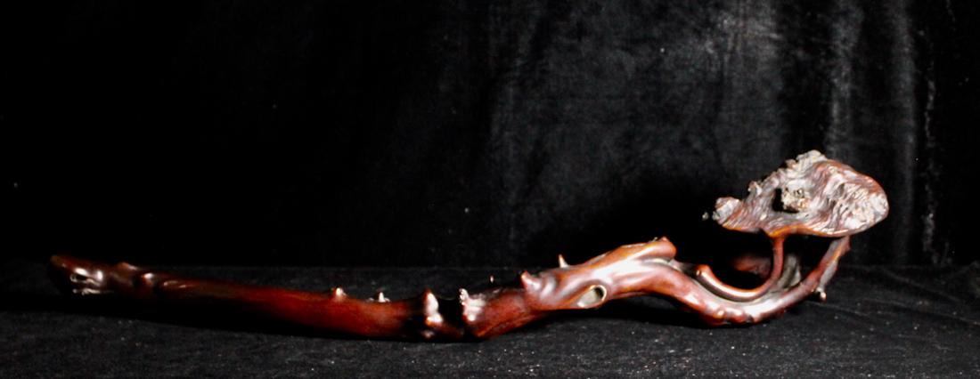 Chinese Scholar Burlwood Root Ruyi Scepeter (1 of 9)