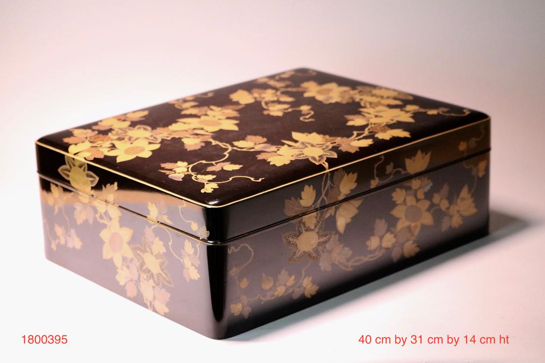 Large Japanese Edo Period Lacquer Box (1 of 5)