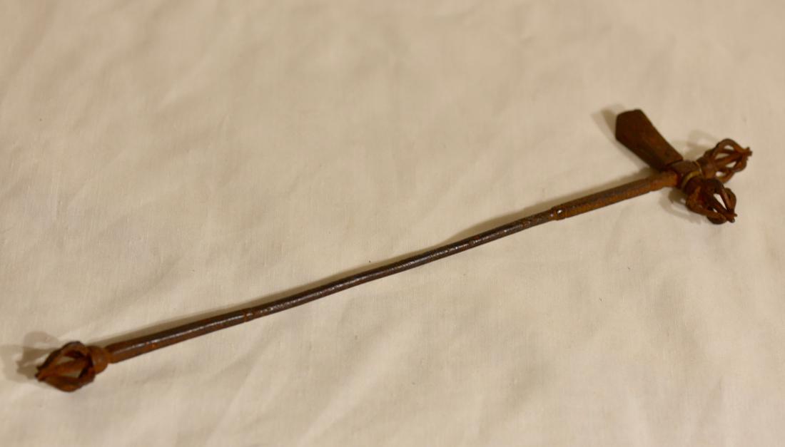 Japanese Iron Buddhist Ritual Object - hammer (1 of 7)