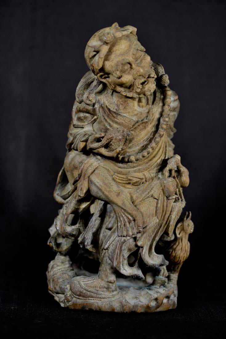 Chinese Bamboo Carving of Immortal (1 of 6)