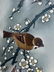 Large Chinese Porcelain Vase - Bird on Plum Tree - 2