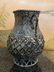 Japanese Bronze Vase with Handle - Bamboo Woven - 7