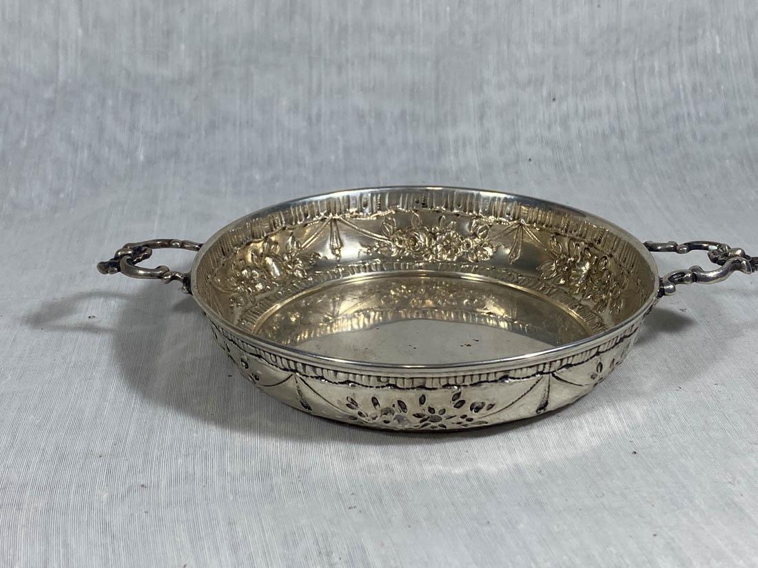 Sterling Silver Two Handle Bowln - Roses 140 grams (1 of 6)