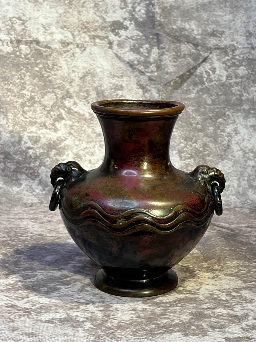 Japanese Bronze Vase Signed (1 of 6)