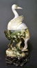 323: Pair of Chinese Lavender Jadeite Cranes - 2