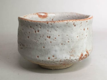 Japanese Chawan Teabowl - Shino Glaze
