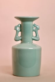 Japanese Celadon Vase after Chinese Song Glaze
