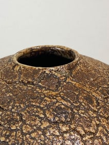 Japanese Studio Pottery Vase - Globular Shape