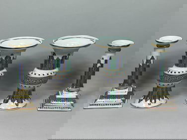 Four Chinese Export Style Porcelain Vases by Mattahedeh