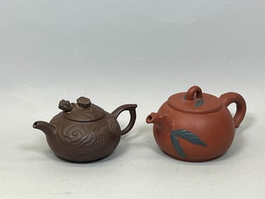 Two Chinese Yixin Teapot