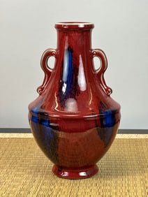 Chinese Clare De Lune Porcelain Vase