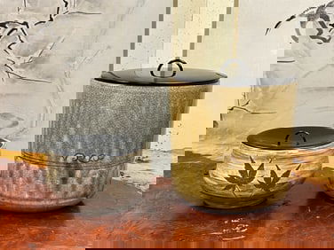 Two Japanese Ceramic Tea Water Container