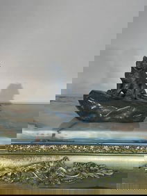 Japanese Bronze Tiger Sculpture