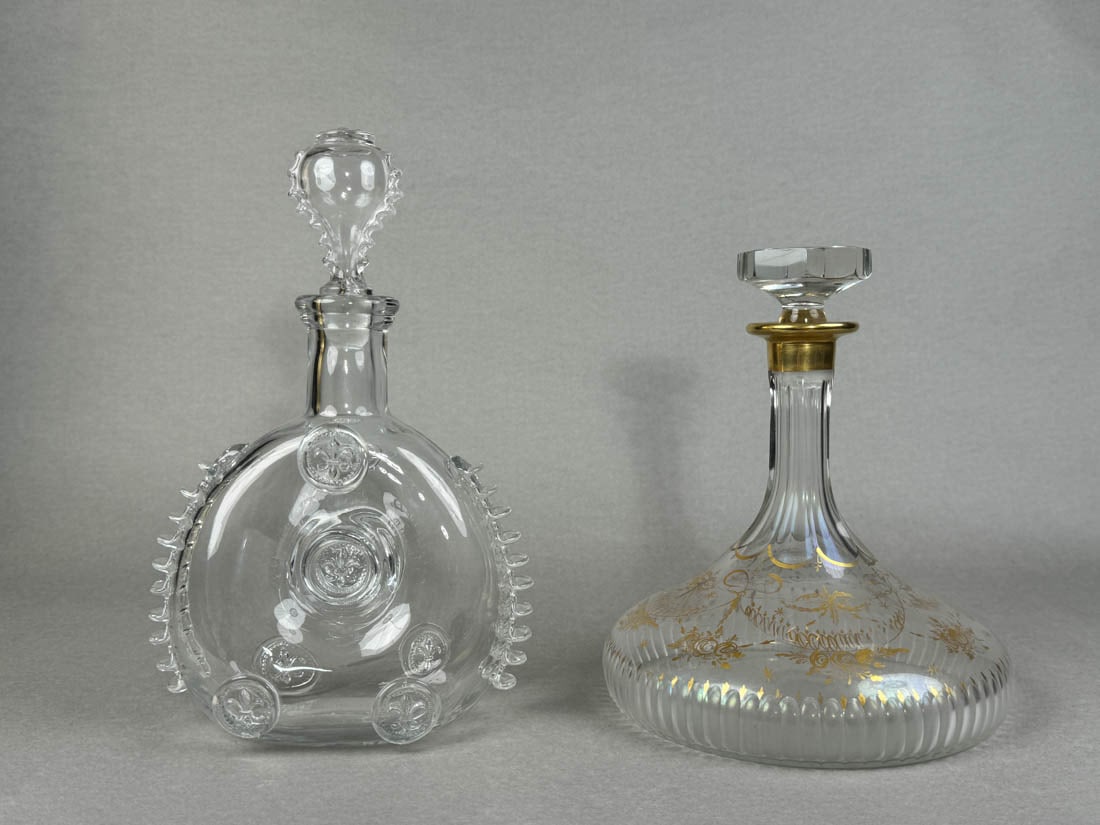 Two Crystal Decanters Baccarat for Remy (1 of 9)