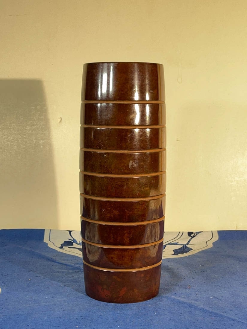 Japanese Modern Design Bronze with Ring Design (1 of 7)