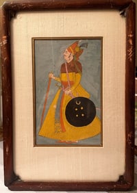 Antique Indian Portrait Painting of Maharaj