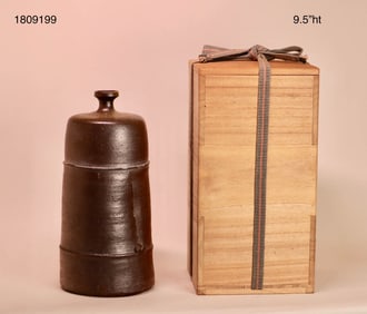 Japanese Studio Ceramic Vase - Presentation Box