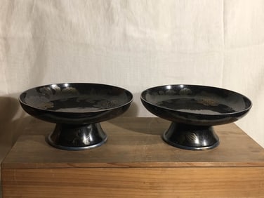 Japanese Lacquer Bowl - Peony