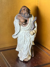 Chinese Ge Crackle Porcelain Statue - Immortal