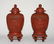 Pr Chinese Carved Cinnabar Lacquer Jars
