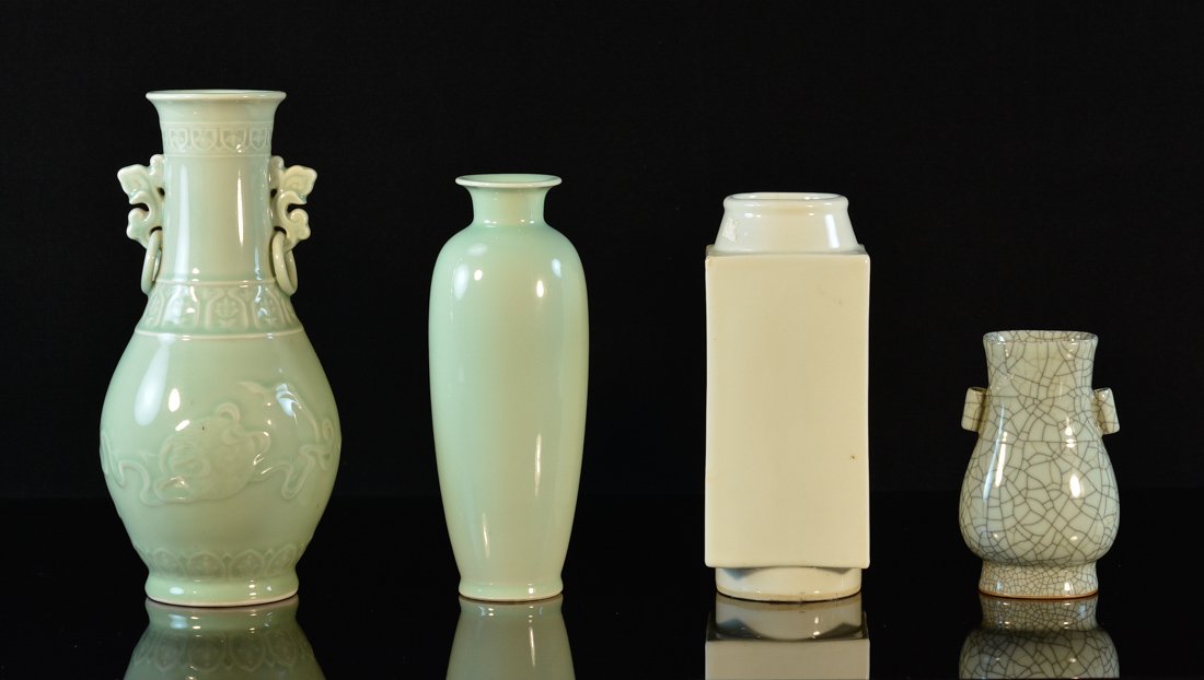 Group of Four Chinese Porcelain Vases (1 of 10)