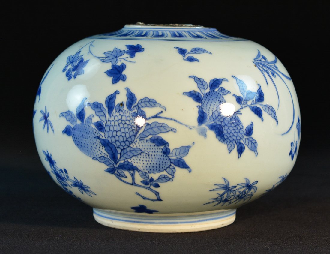 Chinese Ming Blue White Porcelain Vase (1 of 8)