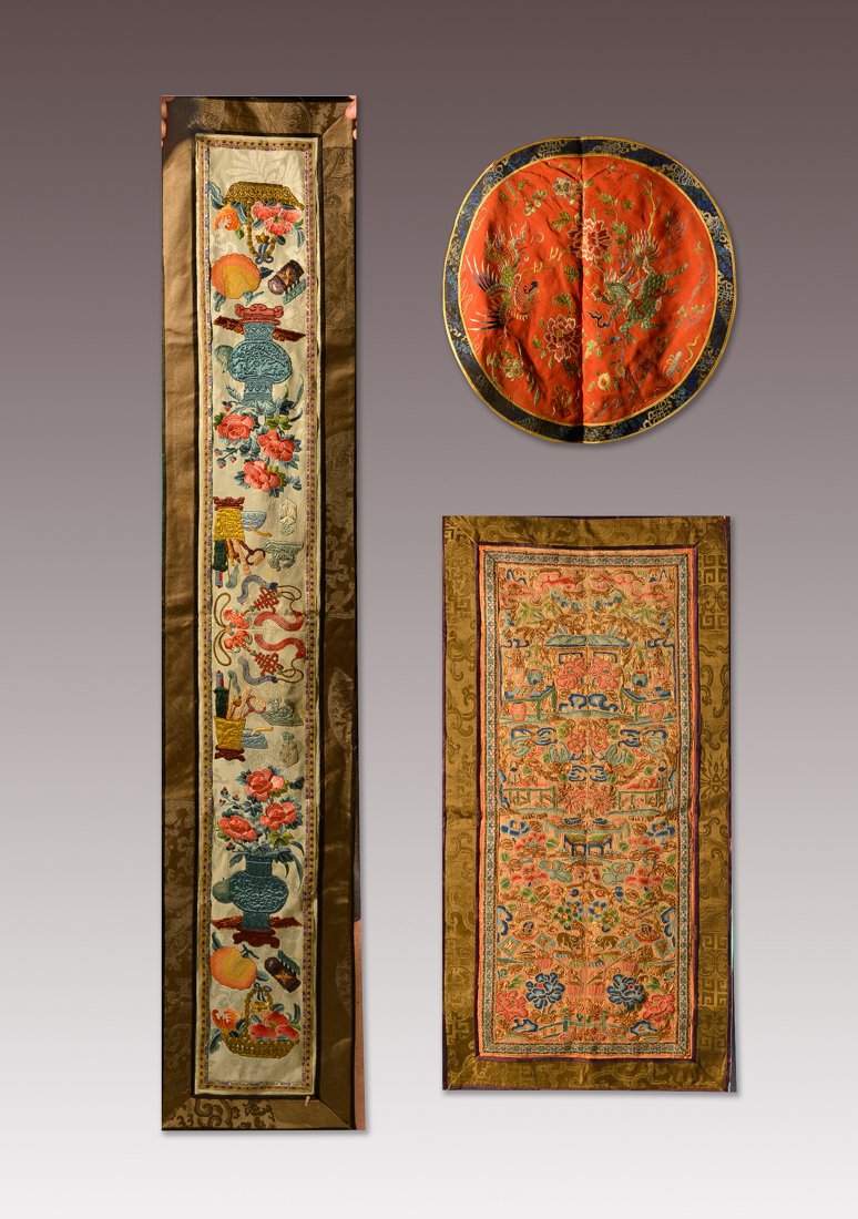 Group of Three Embroidery Fabric (1 of 10)